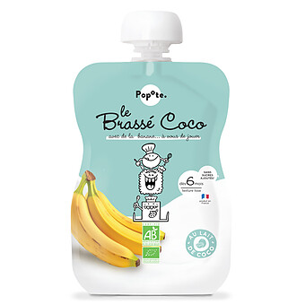 Gourde Repas Bio Brassé Coco Banane - 100 g