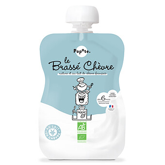 Gourde Repas Bio Brassé Chèvre - 100 g