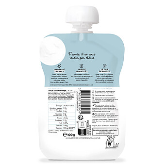 Gourde Repas Bio Brassé Chèvre - 100 g