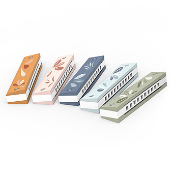 Lot de 10 Harmonicas