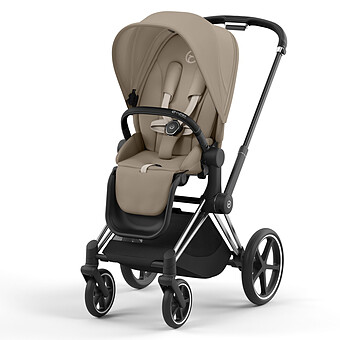 Poussette Priam 4 Chrome Black - Cozy Beige