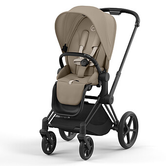 Poussette Priam 4 Matt Black - Cozy Beige