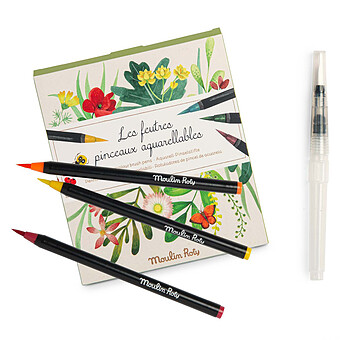 Boîte de 12 Feutres Aquarelles - Le Jardin du Moulin