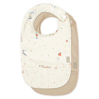 Lot de 2 Bavoirs à Poche - Carousel