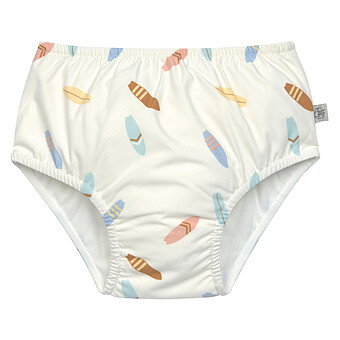 Maillot de Bain Couche Planches de Surf Ecru - 3/6 Mois