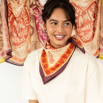 Small Foulard Mamavida - Mummy Fire