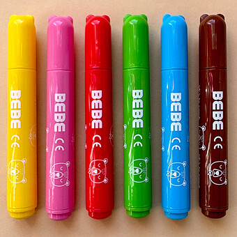 Lot de 6 Feutres Jumbo BEBE Friends
