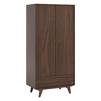 Armoire 2 Portes Mid II - Noyer