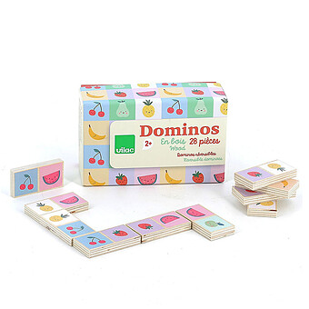Dominos en Bois Fruits et Légumes - Sarah Betz