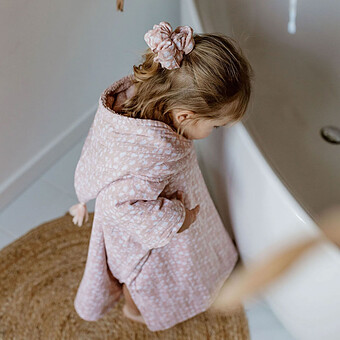 Poncho de Bain Bloom Blush - 1/3 Ans
