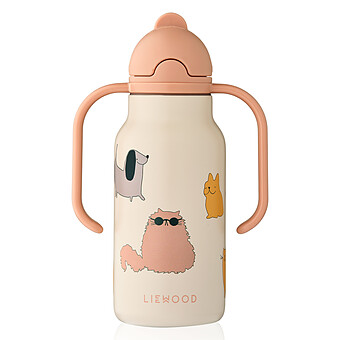 Gourde avec Poignées Kimmie Cats and Dogs Sandy - 250 ml
