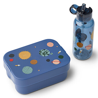 Lot Lunchbox et Gourde Chelsea - Universe Classic Navy