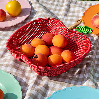 Panier Tressé de Fruits d'Eté - Pomme