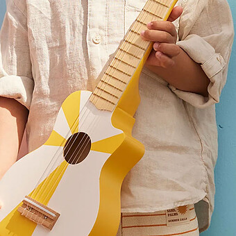 Guitare - Jaune Blanche