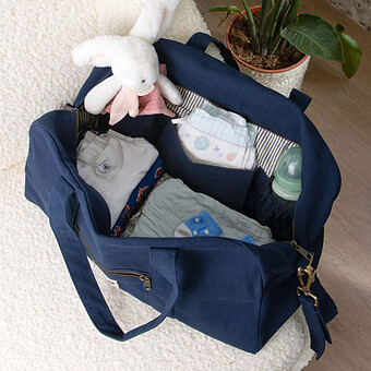 Grand Sac à Langer Basile - Navy