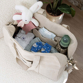 Grand Sac à Langer Basile - Jute