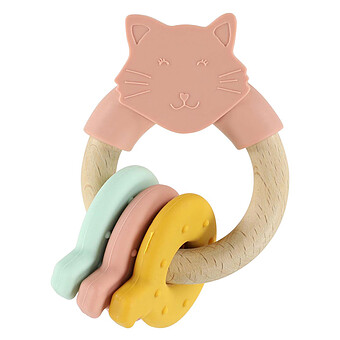 Anneau d'Activités Bois Silicone - Mrs. Cat 
