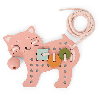 Jeu de Laçage en Bois Animaux