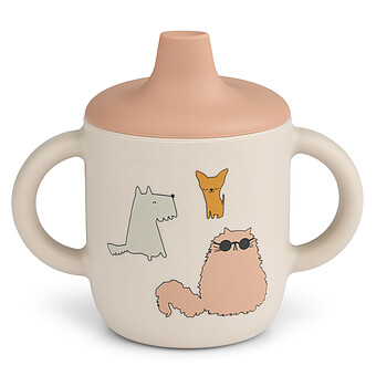 Tasse d'Apprentissage Cats and Dogs Sandy - 150 ml 