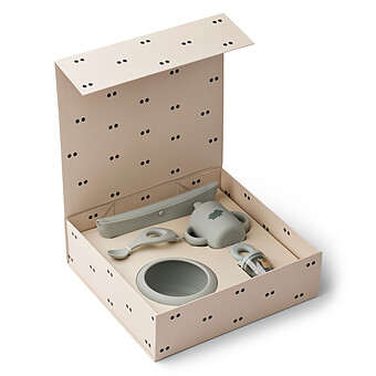 Set Repas 5 Pièces Mileah - Dove Blue
