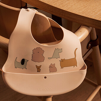 Lot de 2 Bavoirs Ember - Cats and Dogs Sandy