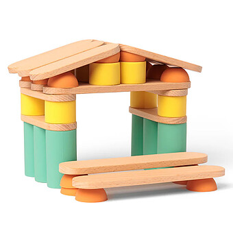 Jeu de Construction Stix - 60 Pièces 