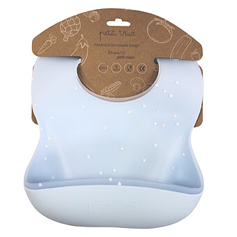 Lot de 2 Bavoirs Silicone Petit Miam - Ice