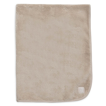 Couverture Berceau Basic Jersey Sherpa - Warm Sand