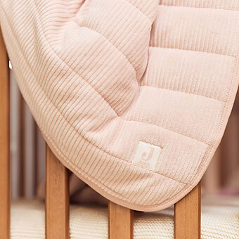 Couverture Berceau Velvet Rib - Wild Rose