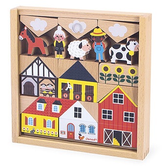Lot de 34 Cubes Campagne - Cross Roads 