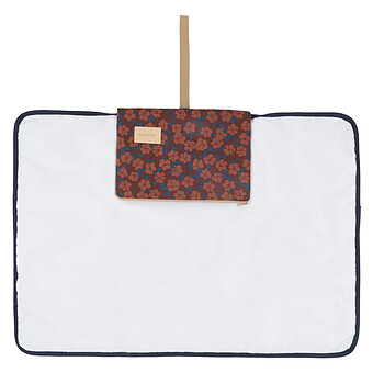 Tapis à Langer Imperméable Hyde Park - Maroon Poppies