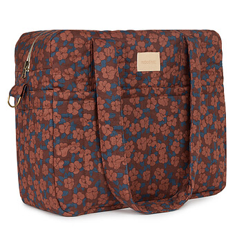 Sac à Langer Hyde Park - Maroon Poppies