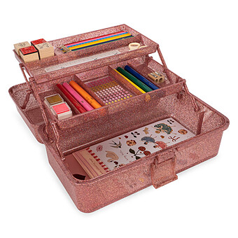 Coffret de Loisirs Créatifs - Glitter Rose
