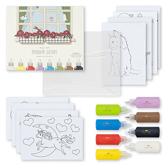 Kit de Dessin sur Vitres - Mutli