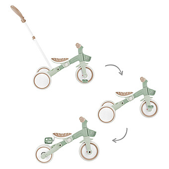 Tricyle Learning 3-en-1 Plus Eco - Sauge