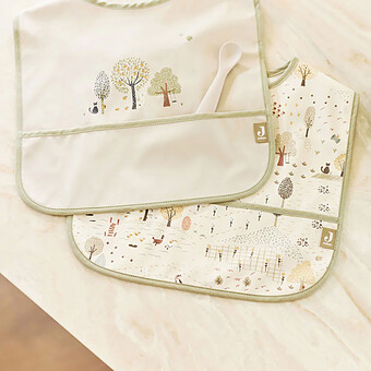 Lot de 2 Bavoirs Imperméables - Tiny Park
