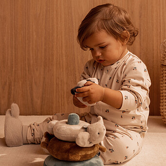Tour à Empiler en Peluche Sannie - Sandy Multi Mix