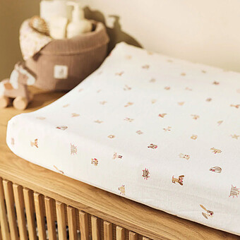 Housse Matelas à Langer - Animal Friends