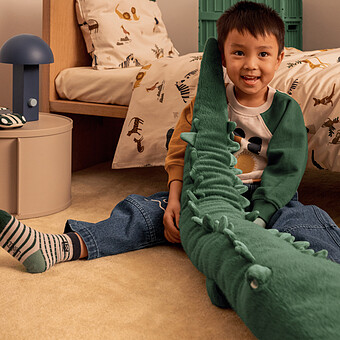 Peluche Brayden Crocodile - Faune Green