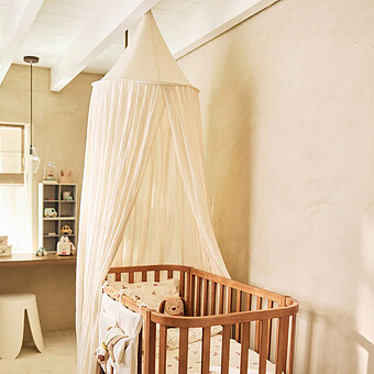 Ciel de Lit Cosy Check Sand - 245 cm