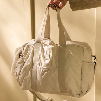 Sac à Langer Embossed Lily - Sand