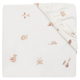 Drap Housse Jersey Animal Friends - 70-75 x 140-150 cm