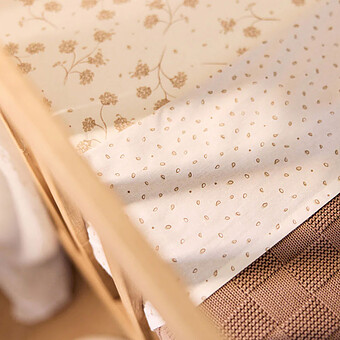 Drap Housse Berceau et Cododo Jersey Leafy Dreams - 40-50 x 80-90 cm
