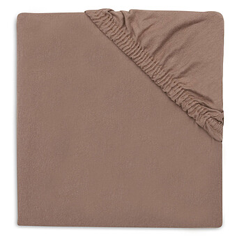 Drap Housse Berceau et Cododo Jersey Milky Coffee - 40-50 x 80-90 cm