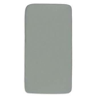 Lot de 2 Draps Housse Jersey Sea Green & Ivory - 70-75 x 140-150 cm