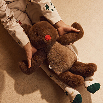 Peluche Berto Renne - Pecan