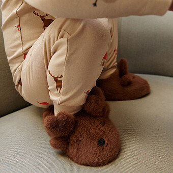 Pantoufles Aviaja Renne Pecan - 26/27