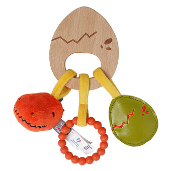 Hochet en Bois - Les Amis Dinos