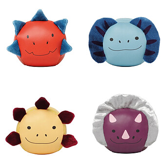 Set de 4 Balles Doudou Les Dooballs - Les Amis Dinos