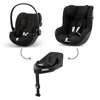 Siège Auto Cloud G i-Size Groupe 0+ - Siège Auto Sirona G i-Size Groupe 0+/1  - Base G - Magic Black